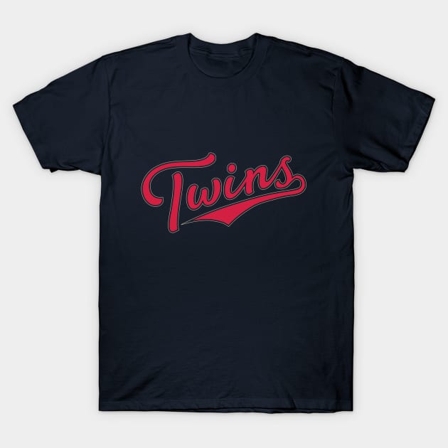 Vintage Minnesota Twins 2 by Buck Tee Original T-Shirt by Buck Tee